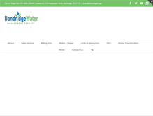 Tablet Screenshot of dandridgewater.com